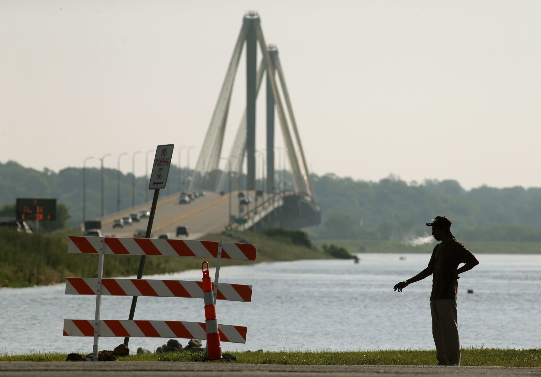 Flood waters in West Alton continue to rise